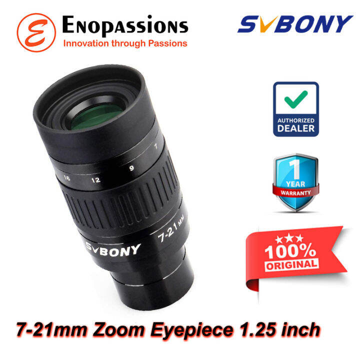 Svbony SV135 Zoom Eyepiece 721mm Untuk Teleskop 1.25 inch FMC Lazada