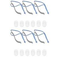 Replacement Headgear Compatible for ResMed Airfit P10 Nasal Pillow CPAP Strap 3 Shoulder Straps and 6 Adjustment Clips