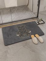 ✜△⊙ Diatom mud water-absorbent cushion bathroom toilet door non-slip floor mat carpet home