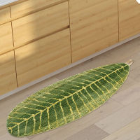 20211pcs Green Leaves Floor Mats Anti-slip Hallway Entrance Doormat Water Absorption Bathroom Rug Bedroom Living Room Kitchen Carpet