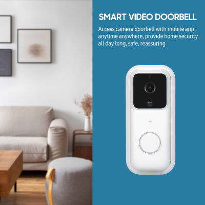 Smart Video Doorbell Camera Door Bell with 170° View Night Vision Motion Detection 2 Way Audio Phone App Easy Installation Direct to W-iFi