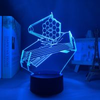 ♤♞❏ Led Night Light James Webb Space Telescope for Kids Bedroom Decor Nightlight Birthday Gift 3d Lamp James Webb Space Telescope