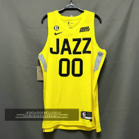 【High Quality】Mens 2022-23 New Original NBA Clarkson Utah Jazz #00 JordanˉClarkson Jersey Icon Edition Yellow Swingman Heat-pressed