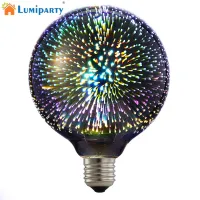 【✱2023 HOT✱】 gaqiugua6 Lumiparty หลอดไฟ3d Led E27 4W โคมไฟหลากสีสร้างสรรค์ลูกบอลดอกไม้ไฟไฟสำหรับบ้านโคมไฟงานแต่งปาร์ตี้คาเฟ่บาร์