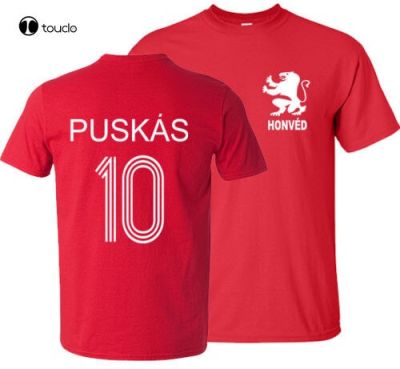 Ferenc Puskas T-Shirt Xs-5Xl Hungary Legend Footballer Honved Budapest T Shirt New Men Hot Fashion Solid Logo T Shirts Cotton XS-4XL-5XL-6XL