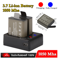 แท่นชาร์จ  PG1050 Battery + Dual Charger For EKEN H9 H9R H3R H8R H8PRO H8 For SJCAM SJ4000 SJ 4000 SJ5000 Nanotech