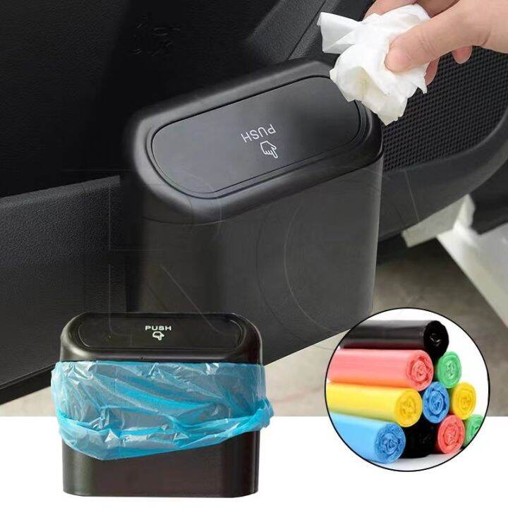 hot-dt-organizer-car-clamshell-trash-bin-hanging-garbage-dust-storage-pressing-can