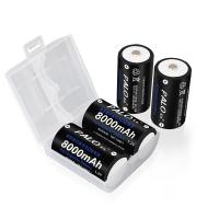 zvhm00 2-8pcs 8000mAh 1.2v D Size Rechargeable Batteries for Flashlight Gas Cooker Radio Refrigerator Type D Battery Battery Box