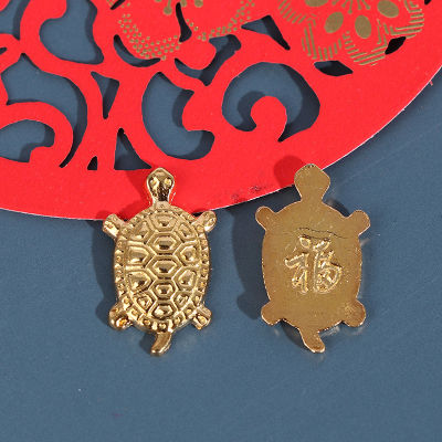 ruyifang 10pcs fengshui ทองเงินเต่าญี่ปุ่นโชคดีเต่าสำหรับความมั่งคั่งฟอร์จูน
