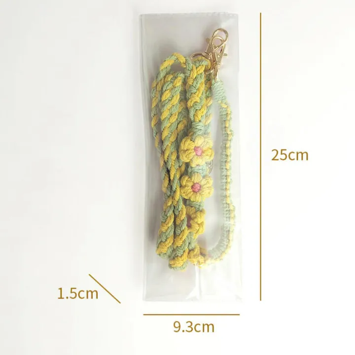 chrysanthemum-lanyard-keychain-lanyard-bag-lanyard-mobile-phone-straps-handmade-lanyards-daisy-lanyard