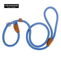 Convenient Nylon Slip Rope big Dog Leash for Large Dogs Collar Adjustable Slide Fastener Loop Medium Scale Leash for a Dog