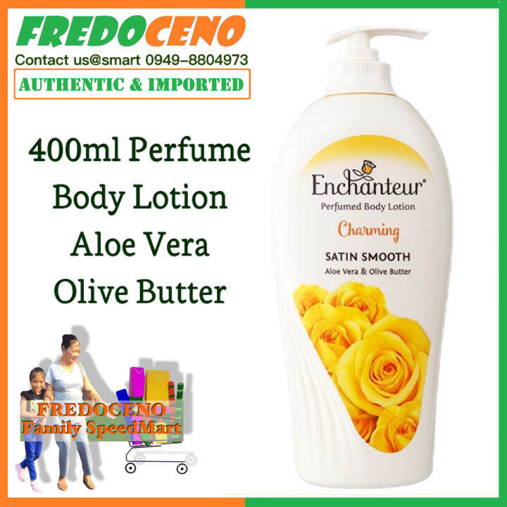 Enchanteur Hand & Body Lotion Romantic Satin Smooth 400ml (imported
