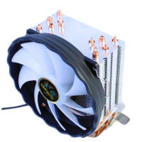 RGB LED CPU Cooler 246ทองแดง heat 912cm พัดลมระบายความร้อนฮีทซิงค์หม้อน้ำสำหรับ1150 1151 1151 1156 1200 1366 AM3 AM4 X79 X99