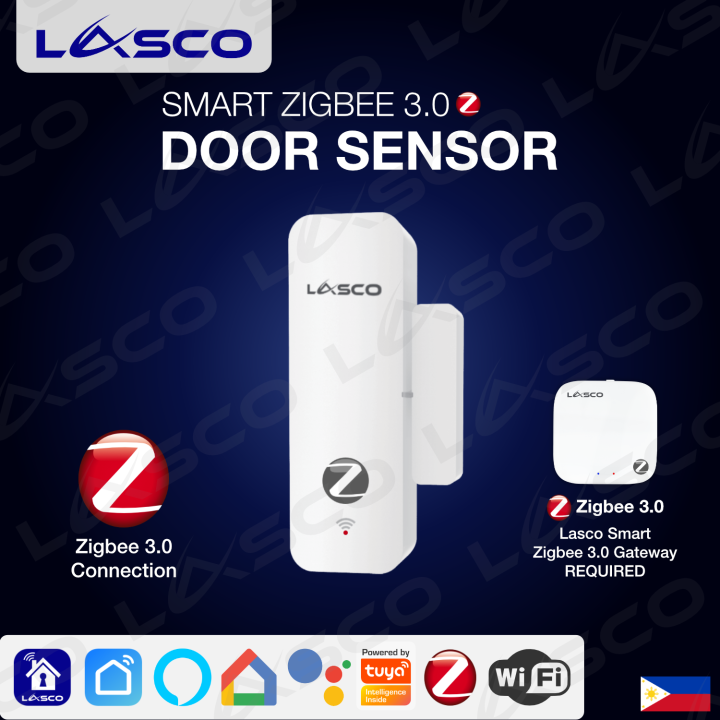 Lasco ZigBee 3.0 Door Sensor Contact Detector Notifies and