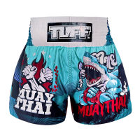 กางเกงซ้อมมวย กางเกงมวย กางเกงมวยไทย กางเกงกีฬาTUFF มวยไทย กางเกงมวยไทย  TUFF Muay Thai Boxing Shorts The Carcharodon