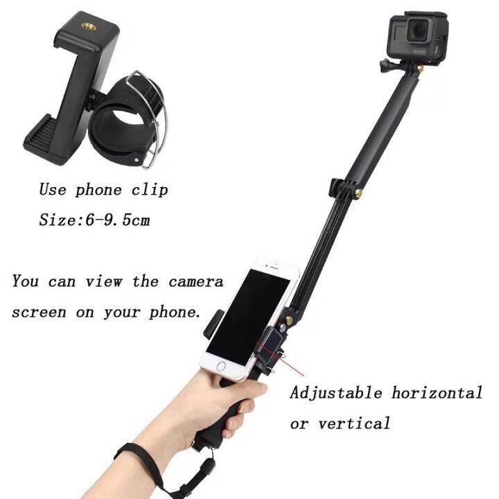 best-seller-ไม้-3-way-gopro-three-way-tripod-แขนยื่น-มือจับ-ขาตั้งกล้อง-gopro-osmo-action-camera