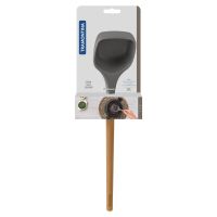 Tramontina Live silicone ladle with wood handle