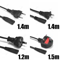 【YF】 AC Power Cord US Plug 2-Prong 1.4M AU UK EU Japan Cable Extension For Dell Asus Laptop Notebook LG TV Battery Charger