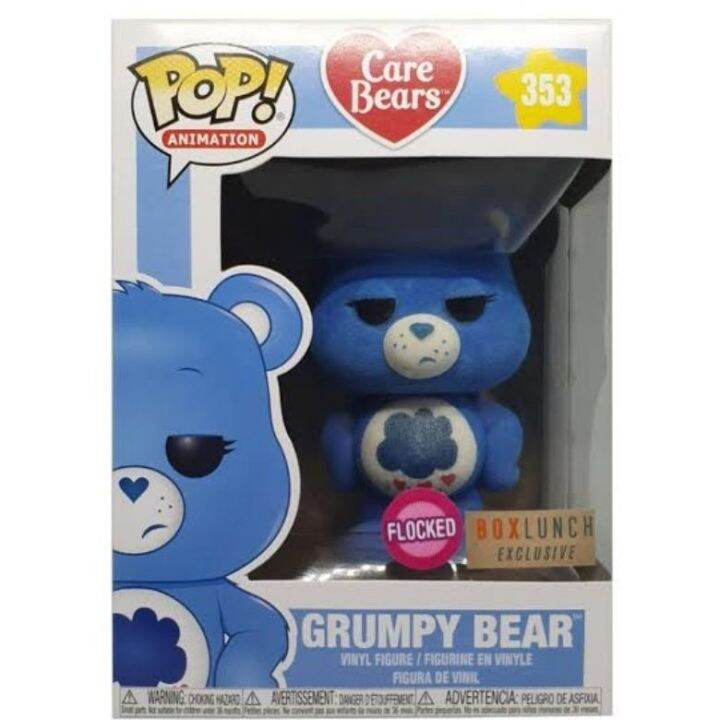 Grumpy Bear (Boxlunch Exclusive)(Flocked) - Care Bears Funko Pop ...