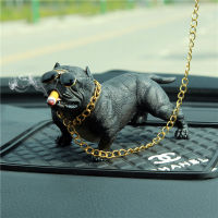 Car Jelly Dog Decoration บุคลิกภาพสร้างสรรค์การตกแต่งภายในรถคุณภาพสูงแนวโน้มสุนัขจำลองตุ๊กตาแฟชั่นรถเย็น T7HG