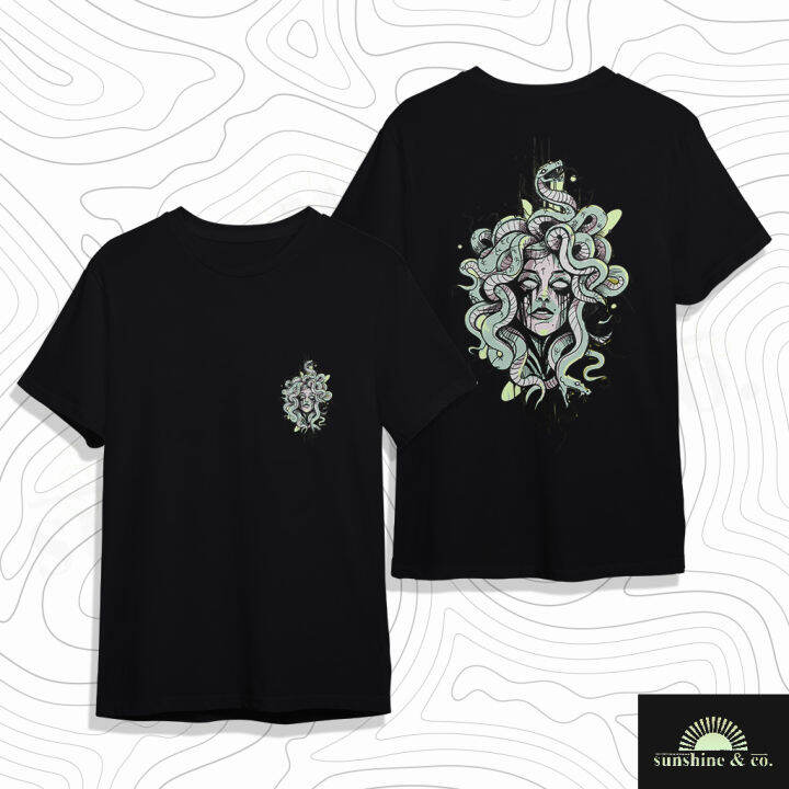 Kaos Distro Pluralisme Indonesia MEDUSA HEAD SNAKES T-Shirt | Lazada ...