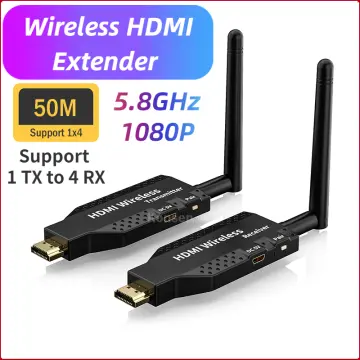 Compact Wireless HDMI Extender 50m 1080p - Audio Video Extender