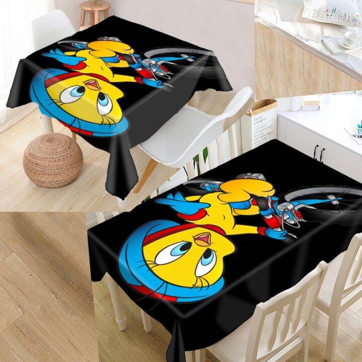 new-arrival-custom-baby-tweety-bird-table-cloth-waterproof-oxford-fabric-rectangular-tablecloth-home-party-tablecloth