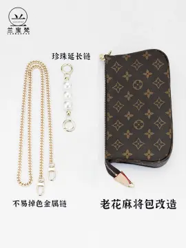 Suitable for LV mahjong bag transformation metal chain shoulder strap chain  single buy bag with underarm bag chain copper accessories Messenger