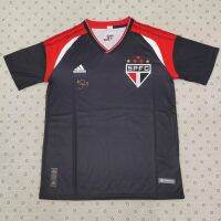 ใหม่23-24 São Paulo รุ่นที่ระลึกรุ่นแฟนๆเสื้อเจอร์ซีย์สีดำเสื้อแข่งฟุตบอล