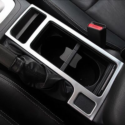 Car Center Console Water Cup Frame Panel Protect Decoration For Subaru XV Crosstrek GP 2015 2016 2017 Auto Interior Accessories