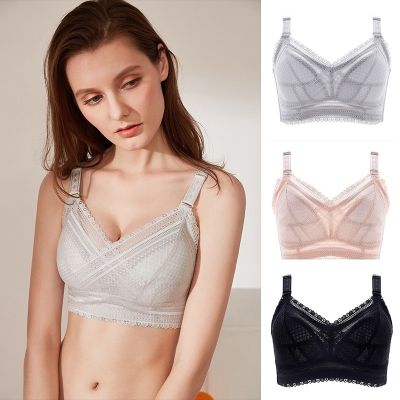 [A Needed]☫ผมบางบราคัพใหญ่ลูกไม้เต็มรูปแบบรวบรวมไม่มีลวด Bra Ukuran Besar 34-40BCD