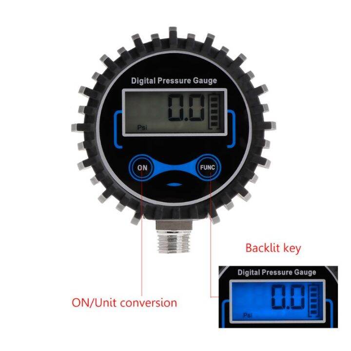 เครื่องวัดความดันลมยางแบบดิจิตอล-psi-meter-เครื่องวัดความดันลมยางรถยนต์รถจักรยานยนต์