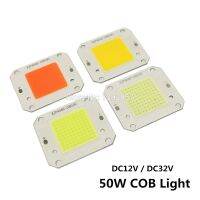 【✵】 PakDecor DC12V 32V 50W LED COB แบบบูรณาการสมาร์ท IC ไดร์เวอร์พลังงานสูง12V COB LED แสงสีขาวอบอุ่นสีขาวเต็มสเปกตรัม