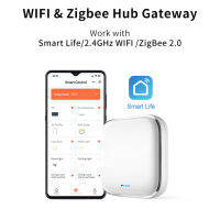 Jiuch Tuya ฮับอัจฉริยะมัลติโหมดไร้สายเกตเวย์ ZigBee สะพานชีวิตแอปรีโมทคอนโทรลบลูทูธศูนย์ควบคุม Zigbee ไร้สายตาข่ายแบบมัลติโหมดไร้สายเกตเวย์มัลติโหมด IoT เกตเวย์