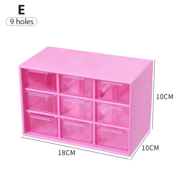 9 Drawers Storage Organiser,Desktop Organizer Mini Jewelry Box
