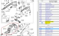 106.BBN256130C ซุ้มพลาสติกบังโคลนในซุ้มล้อฝั่งขวา มาสด้า3  Mazda 3 2005 -2013 /แท้เบิกศูนย์ (MST)