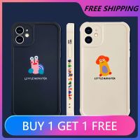 ☍♕ Shockproof Mushroom Snail Soft Silicon Phone Case For Apple Iphone 7 8 Plus 11 Pro X XS XR MAX 12 MiNi 2020 Color Border Cover