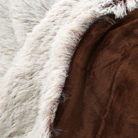 Fluffy Shaggy Fur Home Soft Throw Blanket Winter Thicken Long Plush Bedding Cover Blanket Travel Airplane Journey Blanket