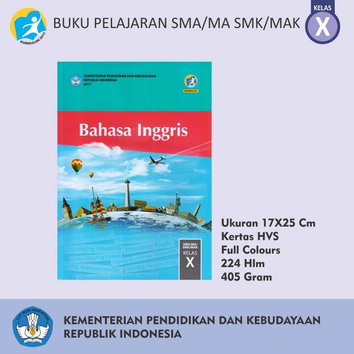 Buku Pelajaran SMA MA MAK Kelas X Bahasa Inggris / Kemendikbud 13 ...