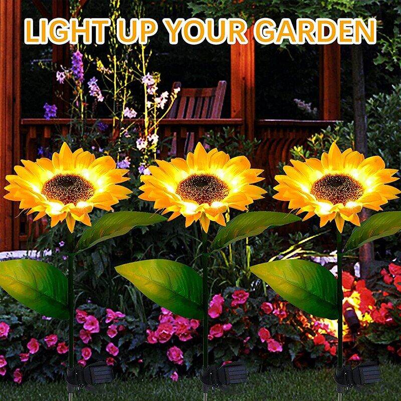 solar flowers for outside