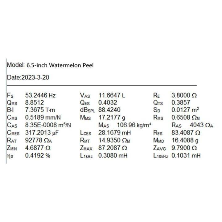 ey-03ถาดกระดาษเปลือกแตงโม6-5นิ้วลำโพงมิดวูฟเฟอร์โฮมไฮไฟ38มม-ขดลวดเสียงอิมพีแดนซ์5โอห์ม-พลังงาน60วัตต์-1ชิ้น