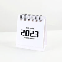 2022-2023 Calendar Table Planner Scheduler Mini Dual Daily Desk Note New Simple Solid Color