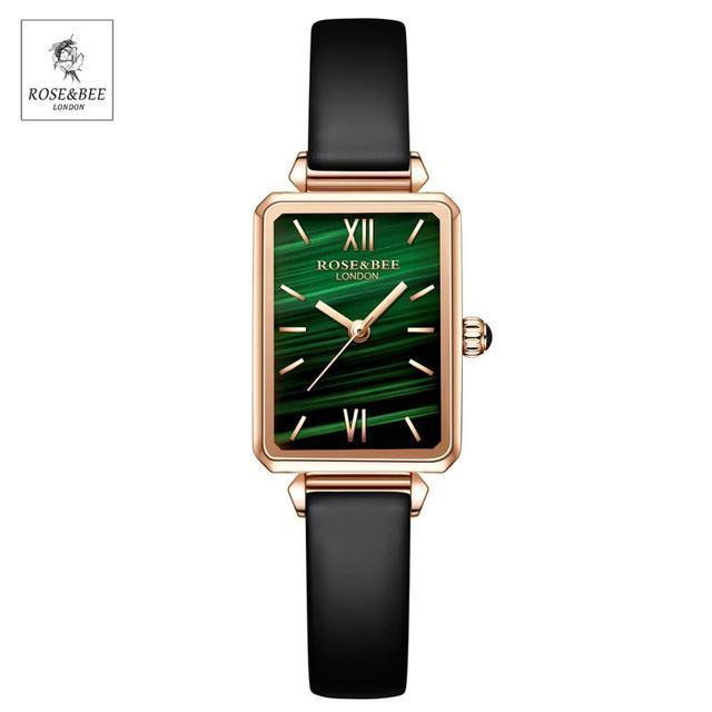 a-decent035-green-malachite-japanmovement-romaladies-wristwatches-dropshipping-womenmeshgold-watches