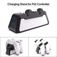 Dual Fast Charger สำหรับ PS5 Wireless Controller USB 3.1 Type-C แท่นชาร์จแท่นวางสำหรับ PlayStation5จอยสติ๊ก Gamepad