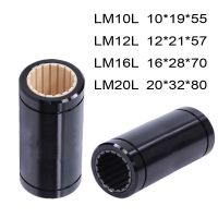 ┅▽ஐ 1PC Engineer Aluminum Plastic Solid Polymer Linear Motion Bush Bearing LM10LUU LM12LUU LM16LUU LM20LUU