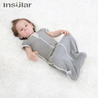 Insular ถุงนอนเด็กทารกแรกเกิดซองจดหมาย Cocoon Wrap Swaddle ผ้าฝ้ายนุ่ม Sleep Wearable ผ้าห่ม Swaddle ทารกแรกเกิดถุงนอน