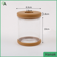 Hanak หม้อดอกไม้ใสไฮโดรโปนิกกระถางดอกไม้พลาสติกดูดซึมน้ำอัตโนมัติ