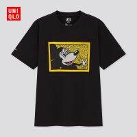 Uniqlo เสื้อยืดพิมพ์ลายมิกกี้ X Keith สําหรับผู้ชายและผู้หญิง ( 431229 )