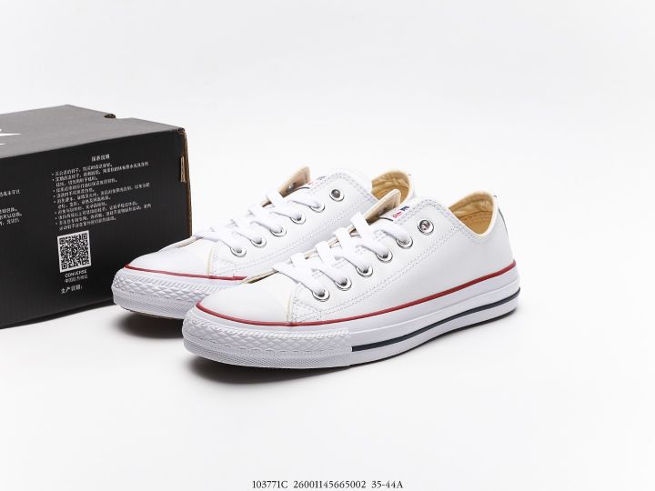 รองเท้าผ้าใบconverse-all-star-lift-สีขาว-รองเท้าผู้ชายผู้หญิง-รองเท้าหนัง-รองเท้าลำลอง-สินค้าพร้อมส่ง