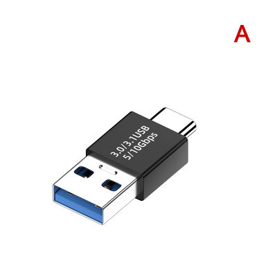 wucuuk ตัวต่อ3.1 USB ตัวเมียเป็น USB ชนิด C ตัวเมียอะแดปเตอร์ความเร็วสูงตัวแปลงการเชื่อมต่อตัวขยาย USB